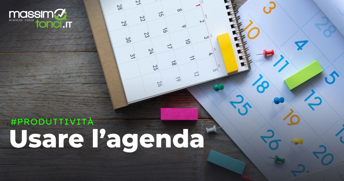 usare l'agenda